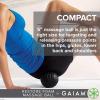 Gaiam Restore Massage Ball – 5″ Foam Roller Semi Firm Textured Manual Deep Tissue Massager for Trigger Points, Myofascial Release, Sore Muscle Recovery & Pain Relief in HIPS, Glutes, Back & Shoulders