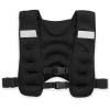 Gaiam Weighted Vest (Black, 8lb), Adjustable Exercise Vest for Cardio and Strength, Sweat-Resistant Polyester Workout Gear with Reflective Elements and Balanced Iron Sand Weight