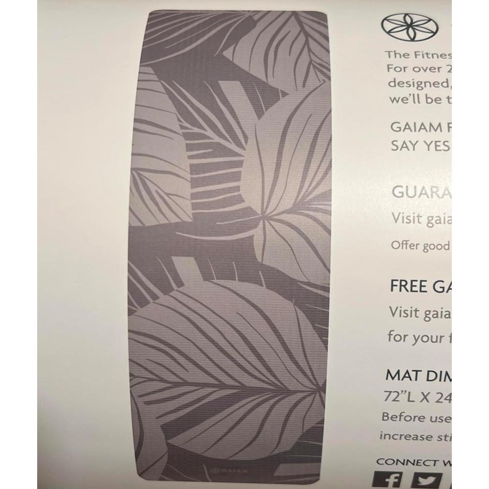 imageGaiam Printed Fitness Mat 10mm