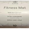 Gaiam Printed Fitness Mat 10mm