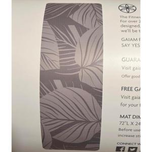 Gaiam Printed Fitness Mat 10mm
