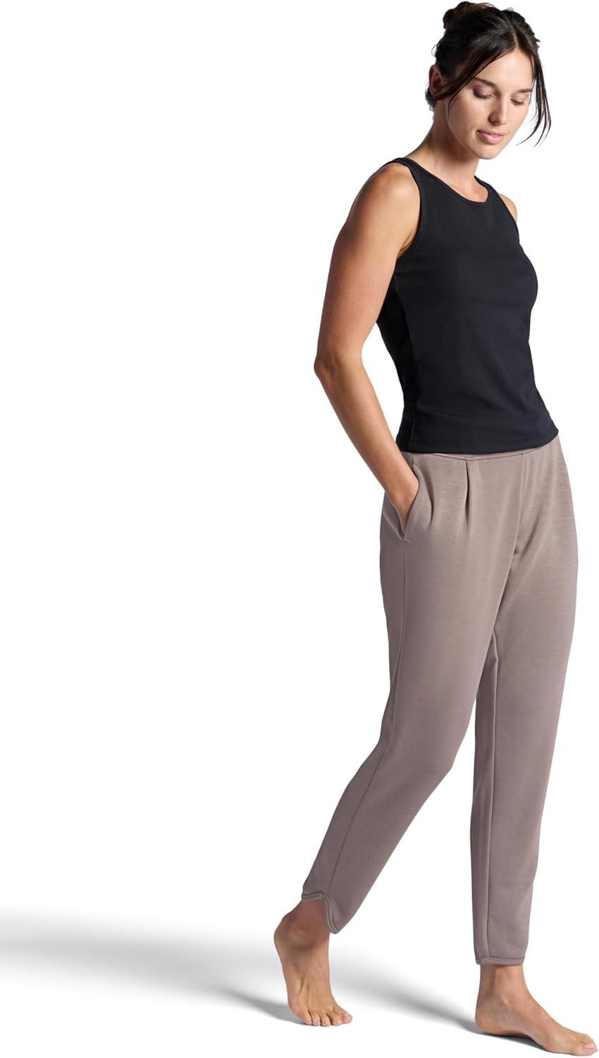 imageGaiam Womens Hudson Straight Pant Relaxed Fit 285 Inseam Stretch Midweight MaterialFalcon