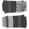 Gaiam Yoga Socks – Toeless Grippy Non Slip Sticky Grip Accessories for Women & Men(Grey/Black)