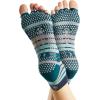 Gaiam Yoga Socks – Toeless Grippy Non Slip Sticky Grip Accessories for Women & Men(Skyline)