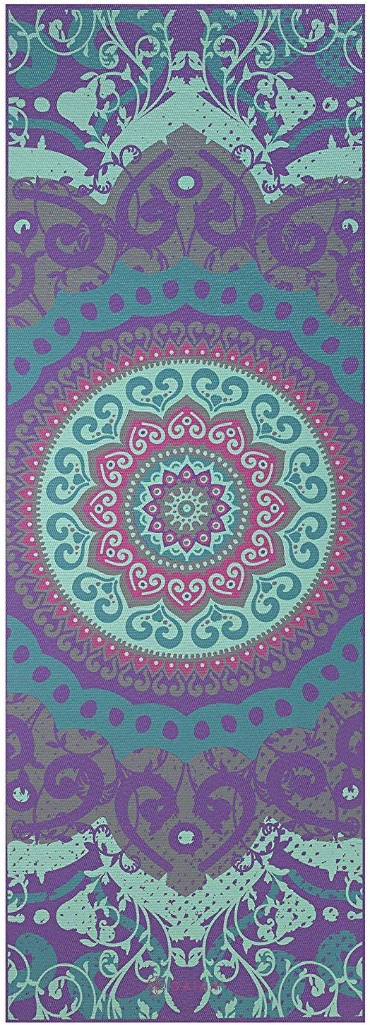 imageGaiam Print Yoga Mat Non Slip Exercise amp Fitness Mat for All Types of Yoga Pilates amp Floor ExercisesMoroccan Garden