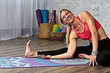 imageGaiam Print Yoga Mat Non Slip Exercise amp Fitness Mat for All Types of Yoga Pilates amp Floor ExercisesMoroccan Garden