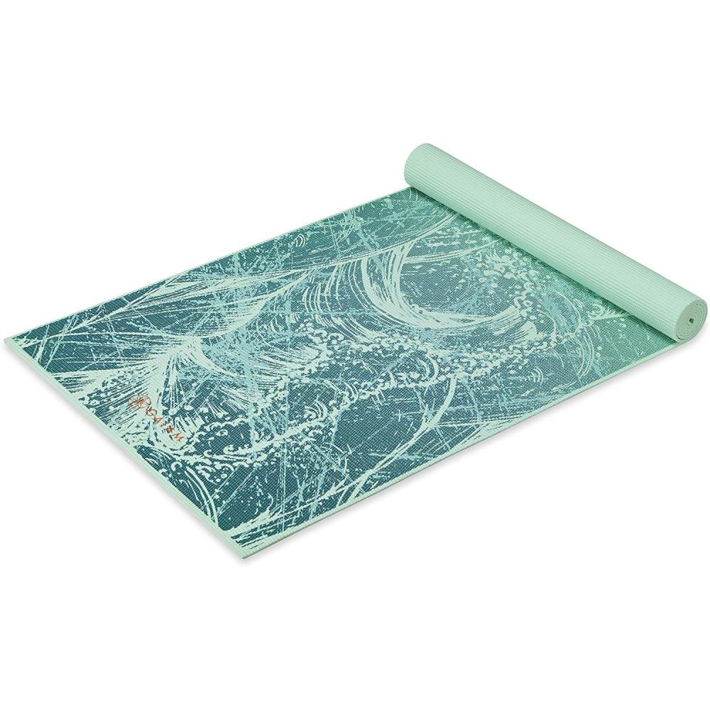 imageGaiam Print Yoga Mat Non Slip Exercise amp Fitness Mat for All Types of Yoga Pilates amp Floor ExercisesWhirling Whisper