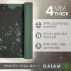 Gaiam Print Yoga Mat, Non Slip Exercise & Fitness Mat for All Types of Yoga, Pilates & Floor Exercises(Luminary)