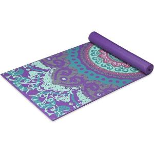 Gaiam Print Yoga Mat, Non Slip Exercise & Fitness Mat for All Types of Yoga, Pilates & Floor Exercises(Moroccan Garden)