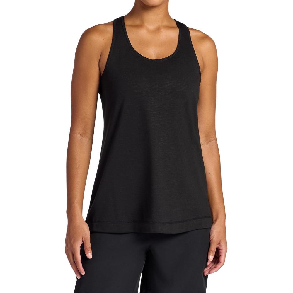 imageGaiam Womens Peace Scoopneck Tank Top Relaxed Fit Lightweight Heathered MaterialMulti Multicolor
