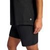 Gaiam Womens Peace Scoopneck Tank Top, Relaxed Fit, Lightweight Heathered Material(Black (Tap Shoe))