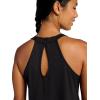 Gaiam Womens Peace Scoopneck Tank Top, Relaxed Fit, Lightweight Heathered Material(Black (Tap Shoe))