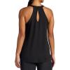 Gaiam Womens Peace Scoopneck Tank Top, Relaxed Fit, Lightweight Heathered Material(Multi Multi-color)
