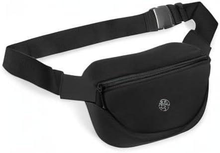 imageGaiam Altitude Waist Pack Storage Belt Bag for Women And Men Adjustable Belt With Lightweight Pouch For Storing EssentialsBlack