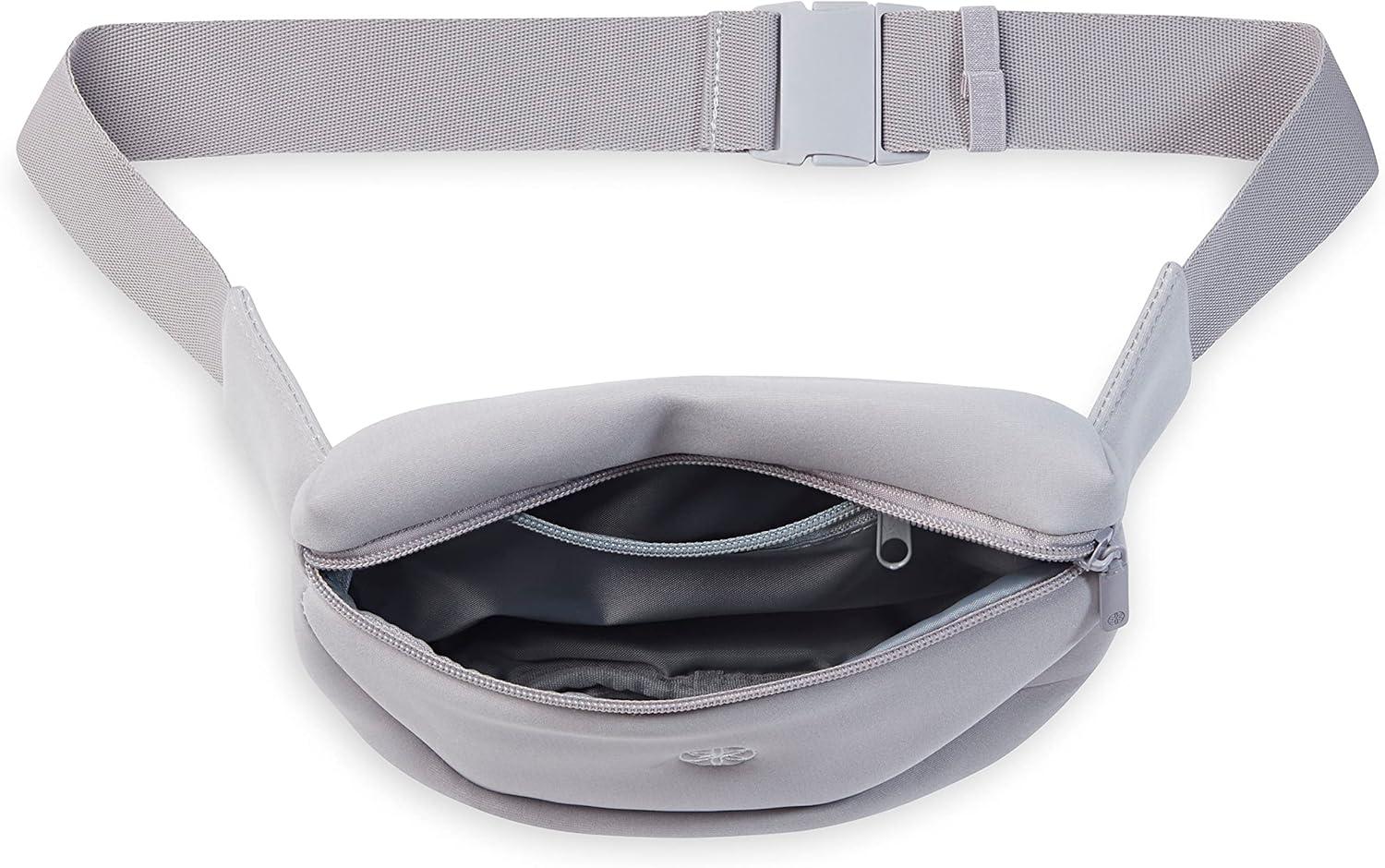 imageGaiam Altitude Waist Pack Storage Belt Bag for Women And Men Adjustable Belt With Lightweight Pouch For Storing EssentialsDusty Purple