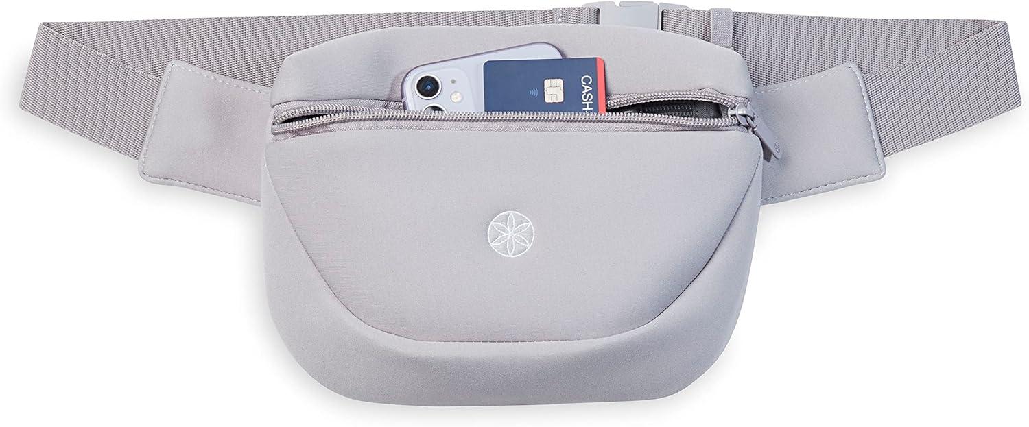 imageGaiam Altitude Waist Pack Storage Belt Bag for Women And Men Adjustable Belt With Lightweight Pouch For Storing EssentialsDusty Purple