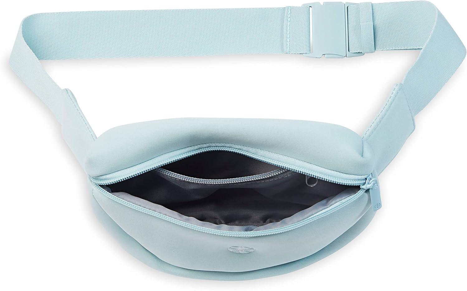 imageGaiam Altitude Waist Pack Storage Belt Bag for Women And Men Adjustable Belt With Lightweight Pouch For Storing EssentialsMorning Dew