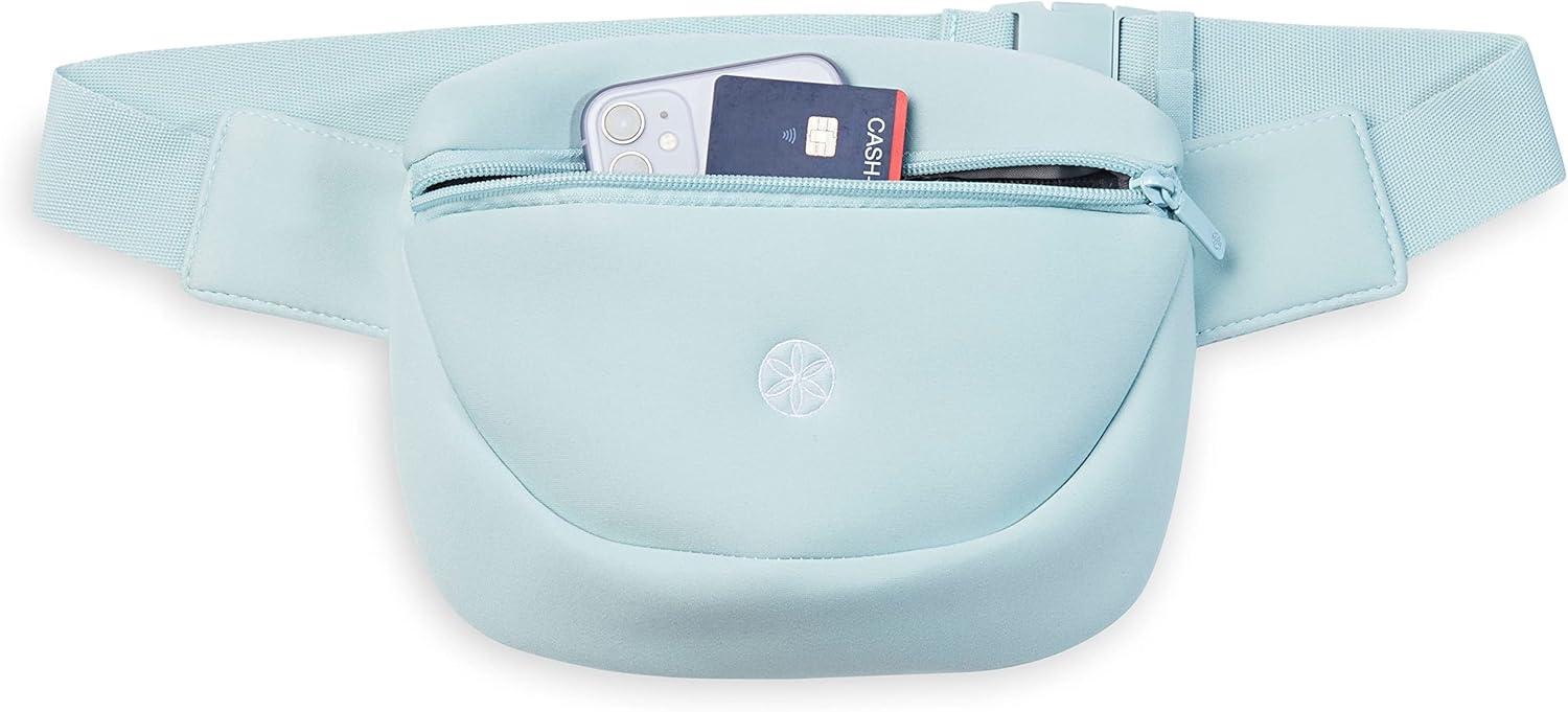 imageGaiam Altitude Waist Pack Storage Belt Bag for Women And Men Adjustable Belt With Lightweight Pouch For Storing EssentialsMorning Dew