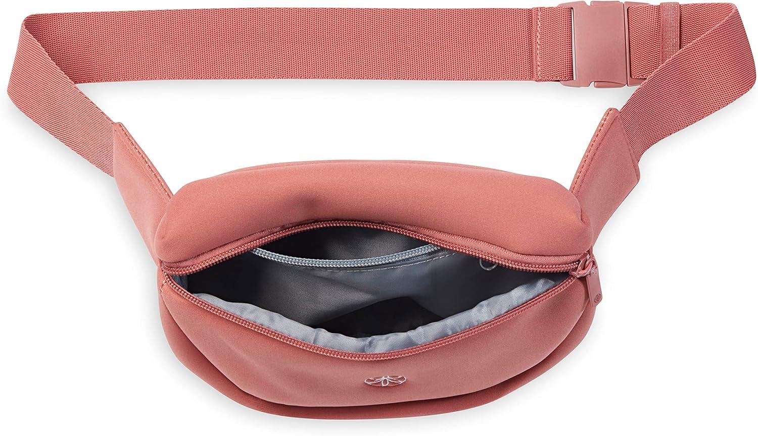 imageGaiam Altitude Waist Pack Storage Belt Bag for Women And Men Adjustable Belt With Lightweight Pouch For Storing EssentialsVery Coral