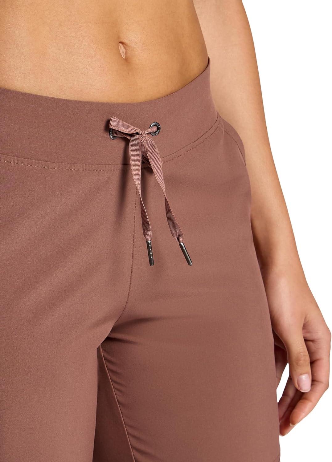 imageGaiam Womens Willow Walking Woven 7 Short Standard Fit Stretch Lightweight MaterialCafe Mocha