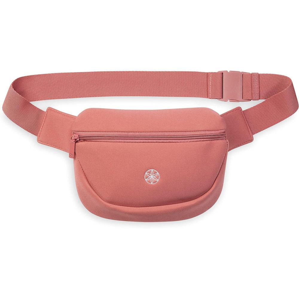 imageGaiam Altitude Waist Pack Storage Belt Bag for Women And Men Adjustable Belt With Lightweight Pouch For Storing EssentialsVery Coral