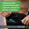 Gaiam Altitude Waist Pack – Storage Belt Bag for Women And Men – Adjustable Belt With Lightweight Pouch For Storing Essentials(Dusty Purple)