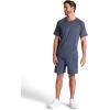 Gaiam Mens Everyday Basic Raglan Top, Standard Fit, Stretch Midweight Jersey Material(Cool Grey)