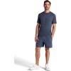 Gaiam Mens Everyday Basic Raglan Top, Standard Fit, Stretch Midweight Jersey Material(Cool Grey Heather)