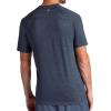 Gaiam Mens Everyday Basic Raglan Top, Standard Fit, Stretch Midweight Jersey Material(Cool Grey Heather)