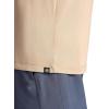 Gaiam Mens Everyday Basic Raglan Top, Standard Fit, Stretch Midweight Jersey Material(Humus)