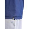 Gaiam Mens Everyday Basic Raglan Top, Standard Fit, Stretch Midweight Jersey Material(Medieval Blue)