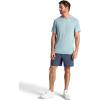 Gaiam Mens Everyday Basic Raglan Top, Standard Fit, Stretch Midweight Jersey Material(Slate)