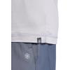 Gaiam Mens Everyday Basic Raglan Top, Standard Fit, Stretch Midweight Jersey Material(Sleet)