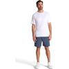 Gaiam Mens Everyday Basic Raglan Top, Standard Fit, Stretch Midweight Jersey Material(Stark White)