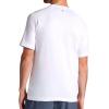 Gaiam Mens Everyday Basic Raglan Top, Standard Fit, Stretch Midweight Jersey Material(Stark White)