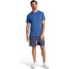 Gaiam Mens Everyday Basic Raglan Top, Standard Fit, Stretch Midweight Jersey Material(True Navy Heather)