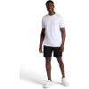 Gaiam Mens Nomad 7” Short, Standard Fit, Stretch Lightweight Material, Moisture-Wicking(Black)