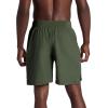 Gaiam Mens Nomad 7” Short, Standard Fit, Stretch Lightweight Material, Moisture-Wicking(Duck Green)