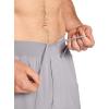 Gaiam Mens Nomad 7” Short, Standard Fit, Stretch Lightweight Material, Moisture-Wicking(Sleet)