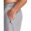 Gaiam Mens Nomad 7” Short, Standard Fit, Stretch Lightweight Material, Moisture-Wicking(Sleet)