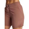 Gaiam Womens Willow Walking Woven 7” Short, Standard Fit, Stretch Lightweight Material(Cafe Mocha)