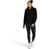 Gaiam womens Sherpa Jacket, Cropped Fit, Stretch Heavyweight Material(Black (Tap Shoe))