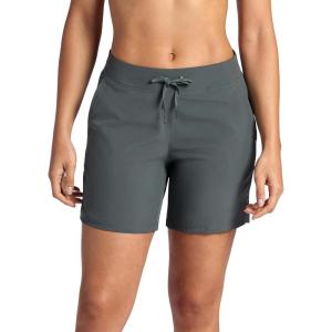 Gaiam Womens Willow Walking Woven 7” Short, Standard Fit, Stretch Lightweight Material(Urban Chic)