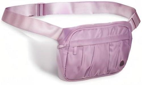 imageGaiam Fanny Pack Running Belt Bag Out amp About Waist Pack Cell Phone Holder Exercise Gym Slim Zipper Workout Pouch Jogging Bag Multi Pocket Adjustable Walking Runner Accessories WomenRose