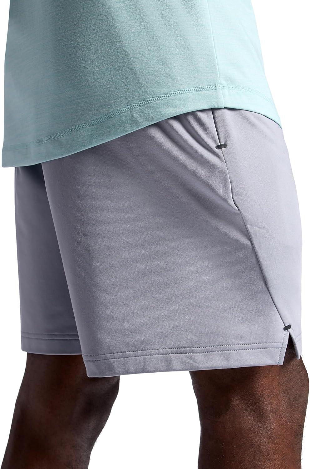 imageGaiam Mens Breathe Ease Short Sleeve Crewneck Top Standard Fit Stretch Heavyweight Performance MaterialPastel Turquoise Heather