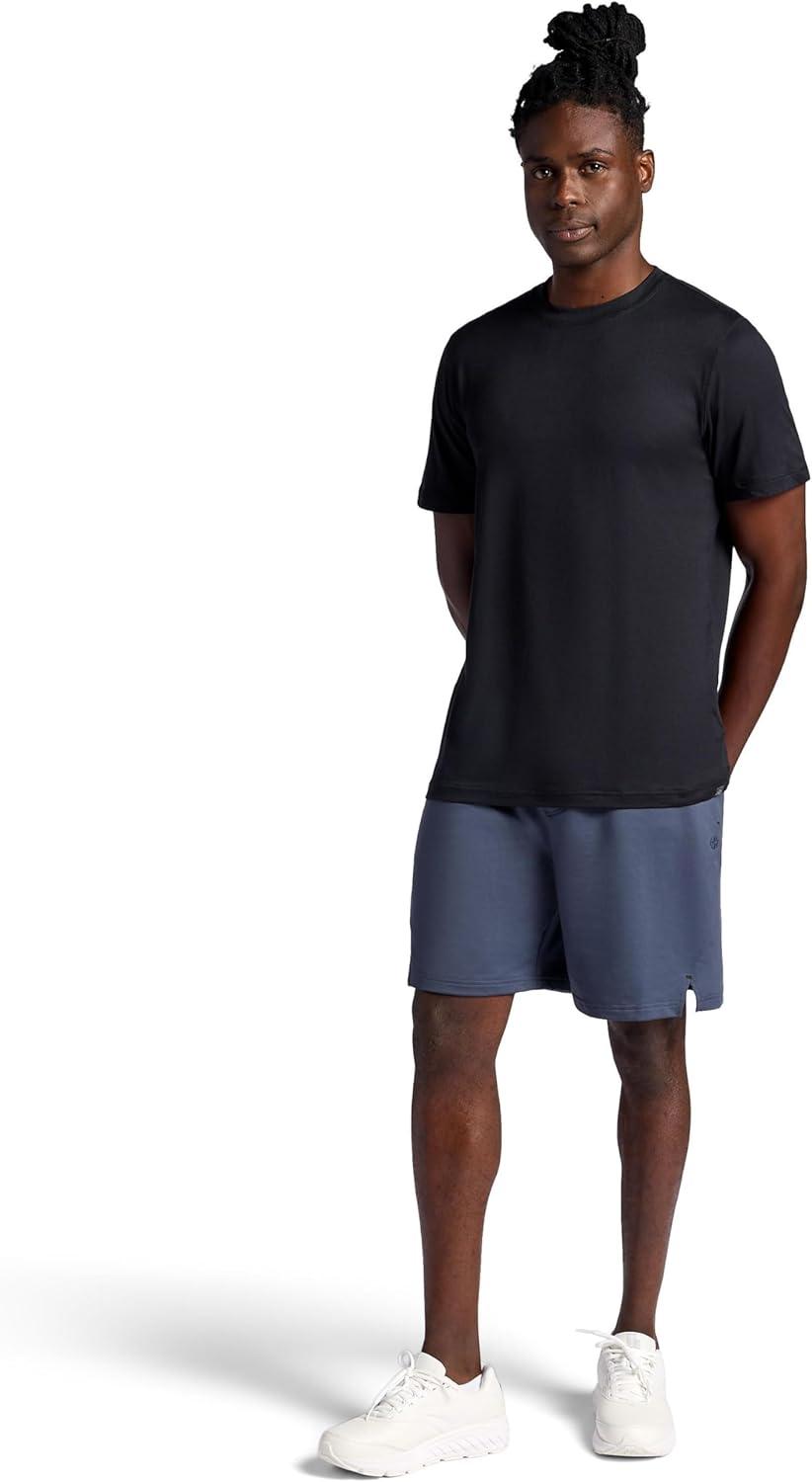 imageGaiam Mens Hero 7 Short Standard Fit Stretch Midweight Terry MaterialCool Grey