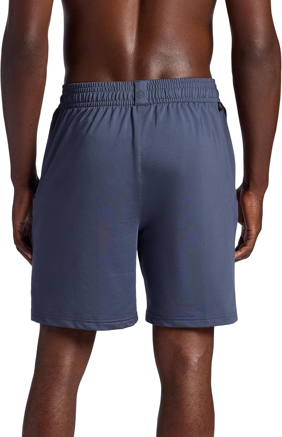 imageGaiam Mens Hero 7 Short Standard Fit Stretch Midweight Terry MaterialCool Grey