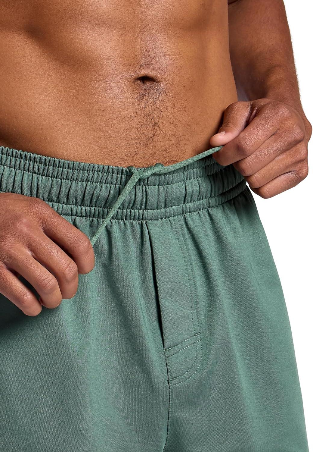 imageGaiam Mens Hero 7 Short Standard Fit Stretch Midweight Terry MaterialDuck Green