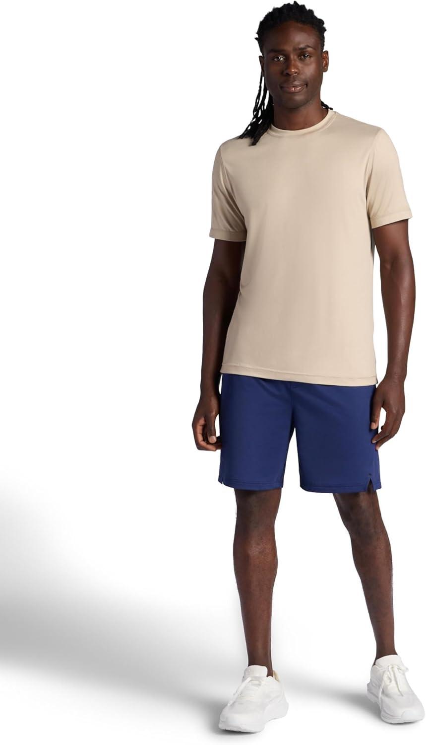 imageGaiam Mens Hero 7 Short Standard Fit Stretch Midweight Terry MaterialMedieval Blue