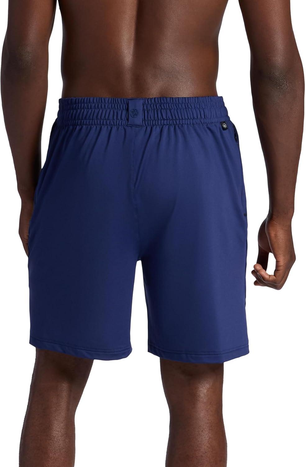 imageGaiam Mens Hero 7 Short Standard Fit Stretch Midweight Terry MaterialMedieval Blue